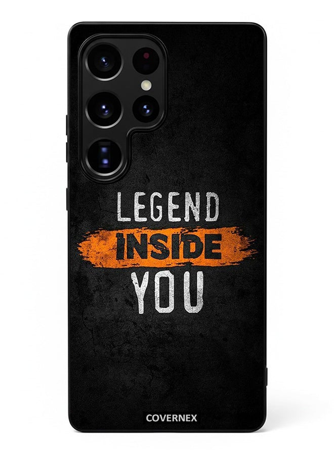 Covernex Samsung Galaxy S25 Ultra Protective Case Cover Printed Featuring Legend Inside You - Image 2